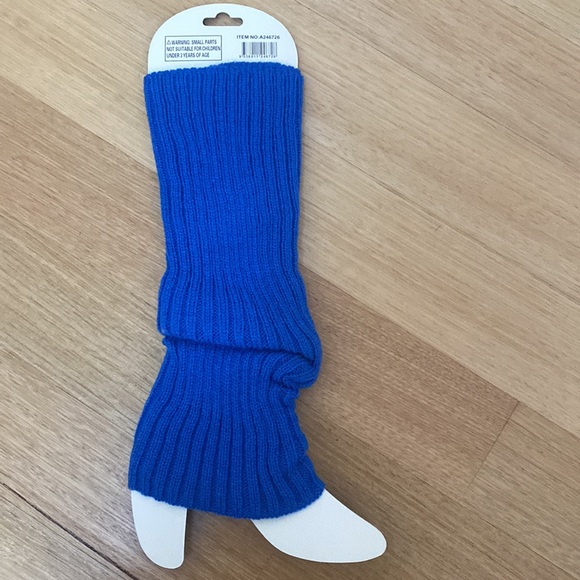 Blue Leg Warmers - Picture 2 of 2